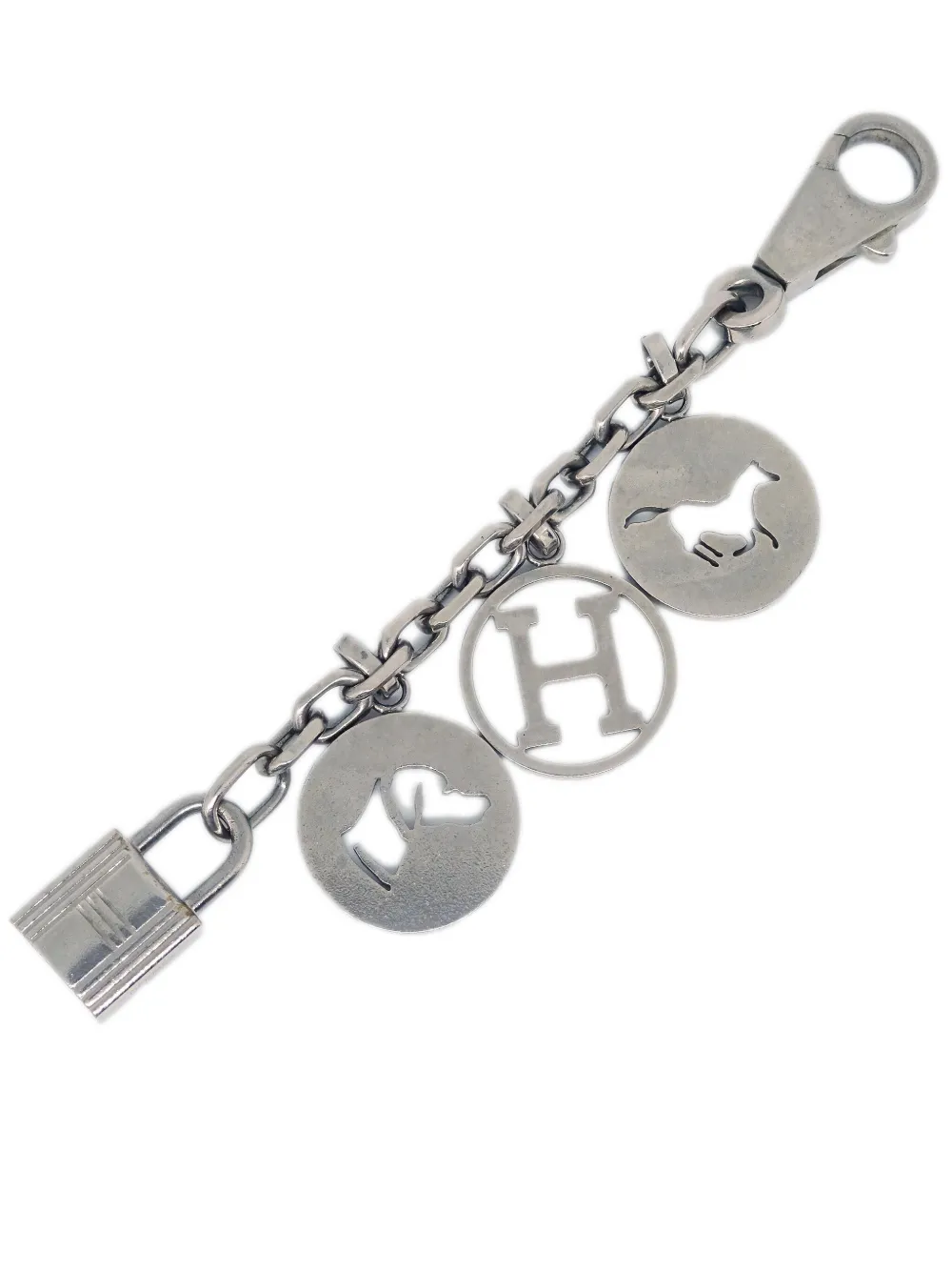 Hermès Pre-Owned 1990-2000 Amulet charm keyholder | Silver | Image 1