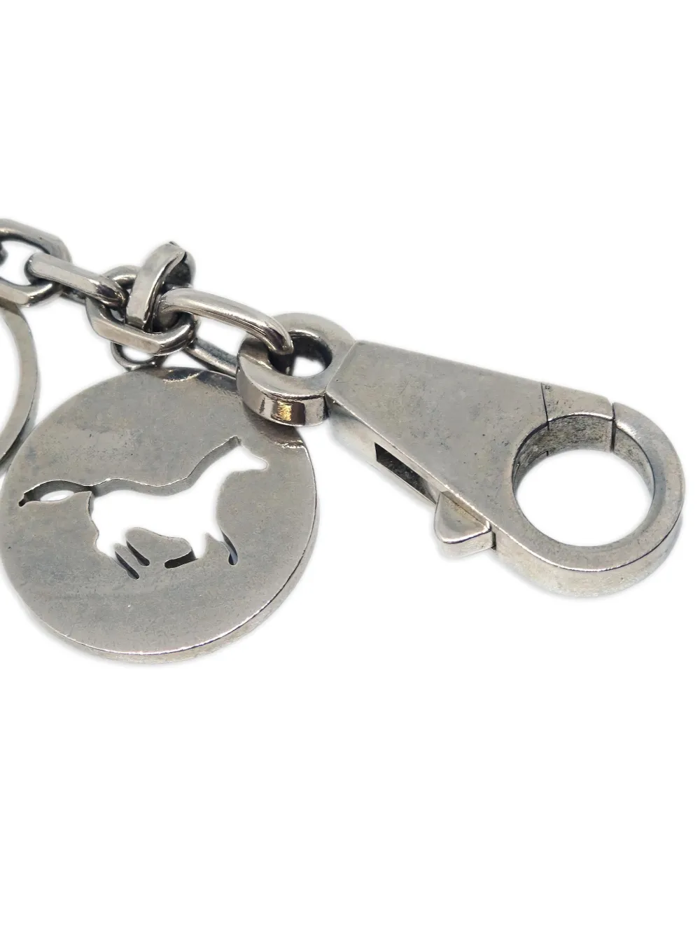 Pre-owned Hermes 1990-2000 Amulet Charm Keyholder In 银色
