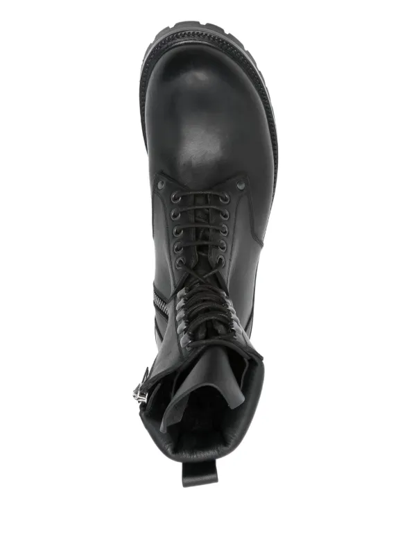 希少 Rick Owens レースアップ コンバットブーツ 43