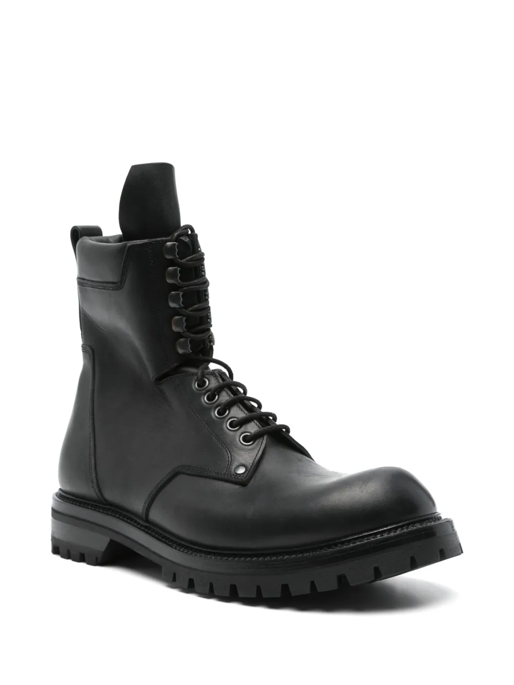 Rick Owens Army combat boots - Zwart