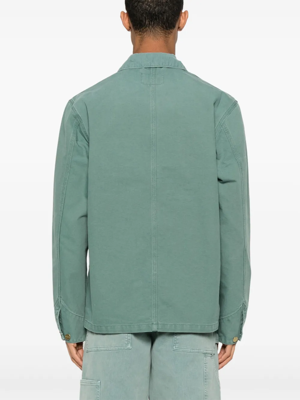 Carhartt WIP Michigan Coat (Spring) - Stone Canvas | Silver