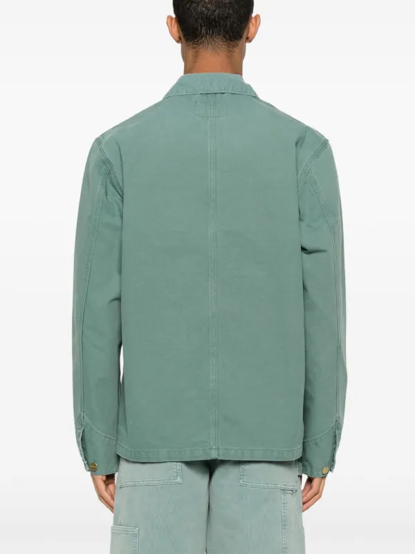 Carhartt WIP Michigan Coat (Spring) - Stone Canvas | Silver