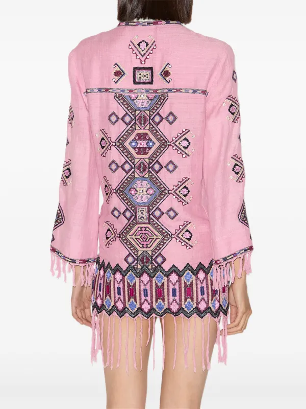 ワンピース ISABEL MARANT Woman Dress Pink RO0072FAA1J31I 40PA RAFAEL DRESS Woman pink | ISABEL MARANT Official online store