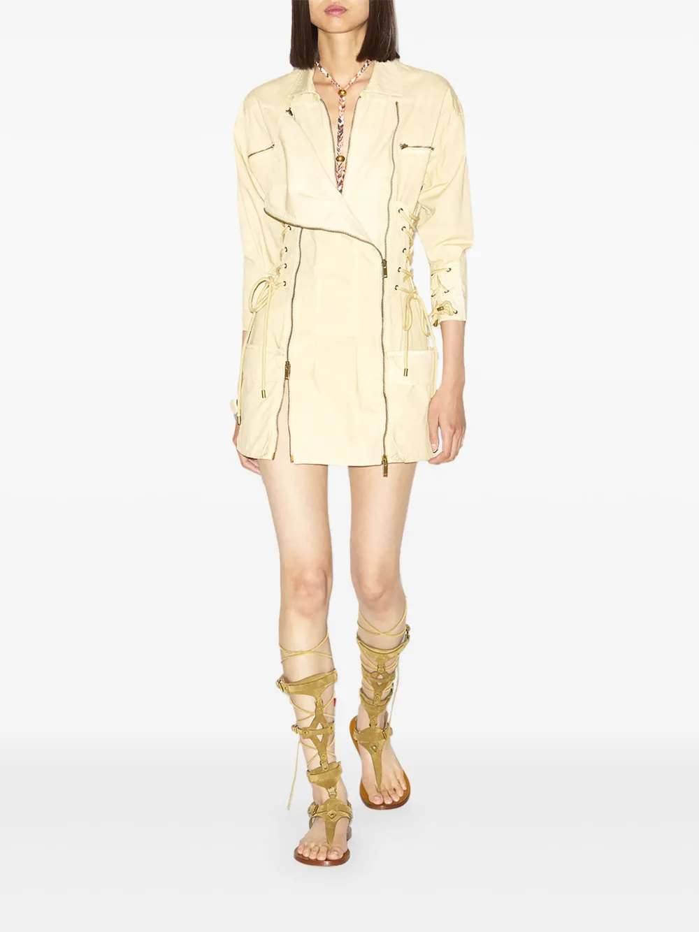 ISABEL MARANT Izarra jurk - Beige