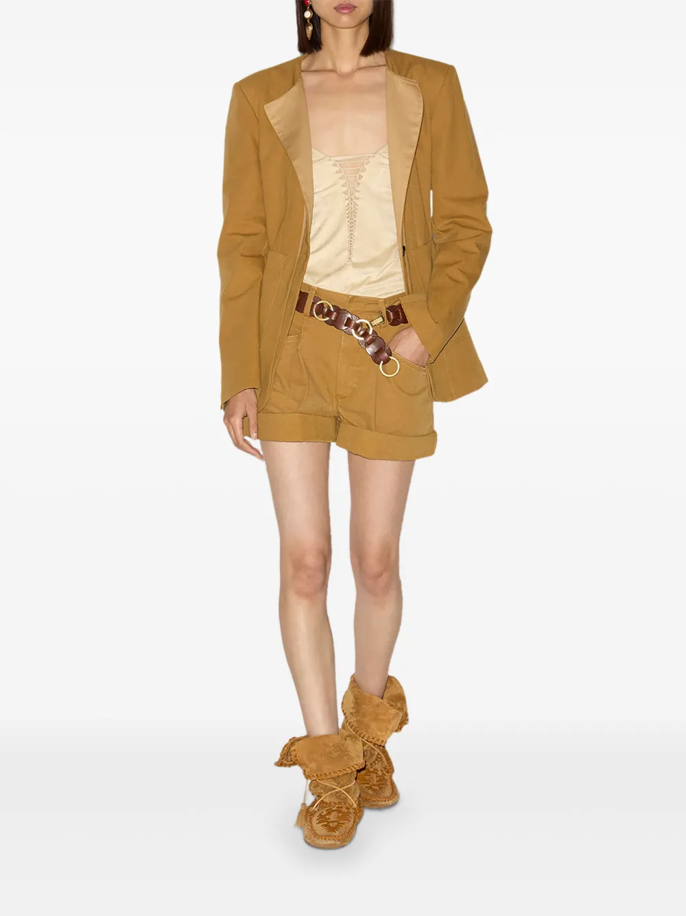 Isabel Marant Francia Blazer In Brown