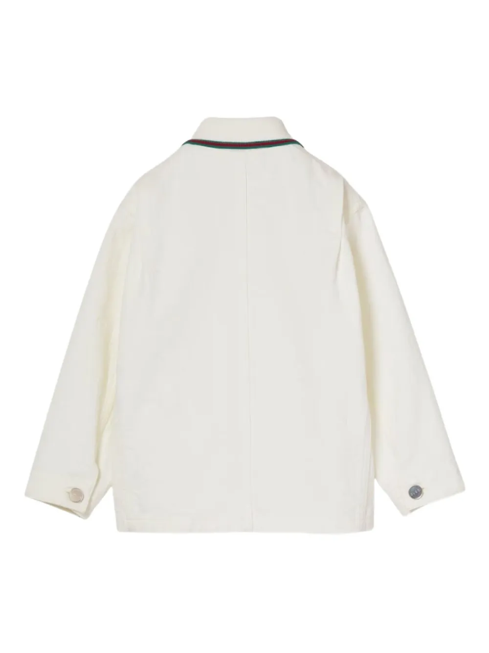 Gucci Kids Katoenen blazer Wit