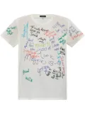 R13 text-print T-shirt - White