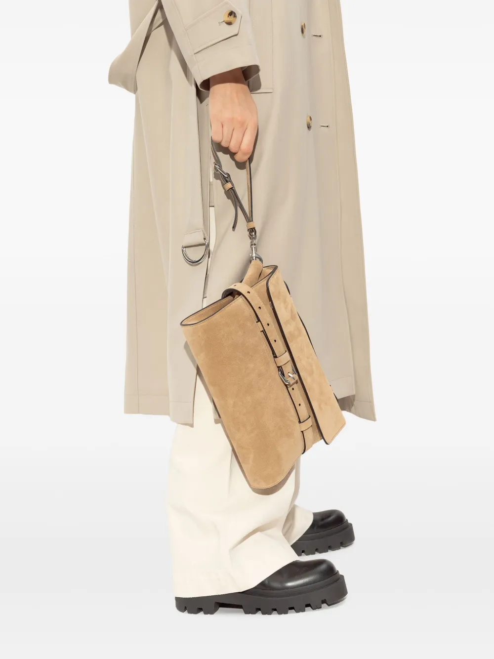 Moschino belt-detailing tote bag - Beige