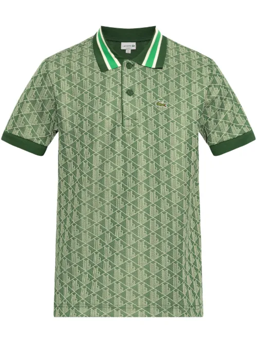 Polo à motif en jacquard - Lacoste - Modalova