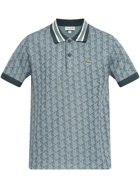 Lacoste Polo con effetto jacquard