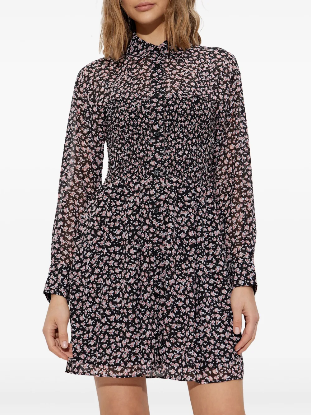 Michael Michael Kors shirtjurk met bloemenprint - Zwart