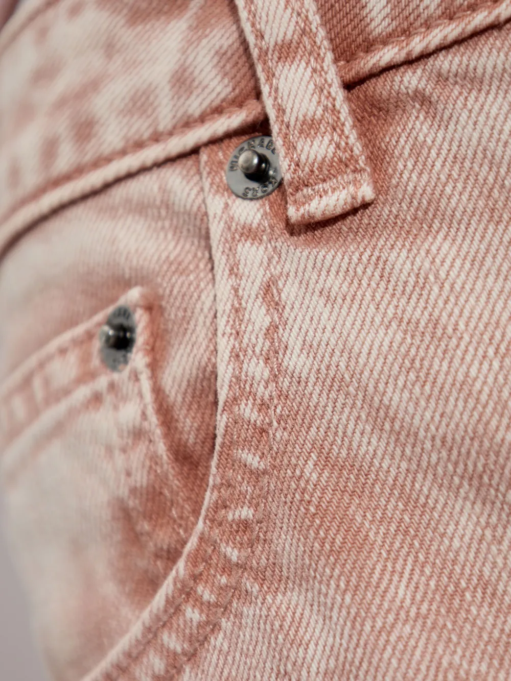 Michael Kors Jeans met geverfd effect Roze