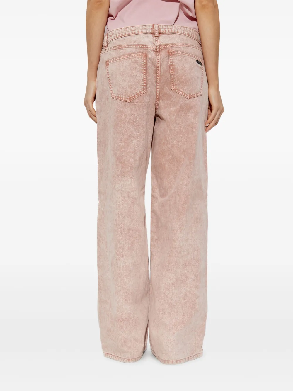 Michael Kors Jeans met geverfd effect Roze