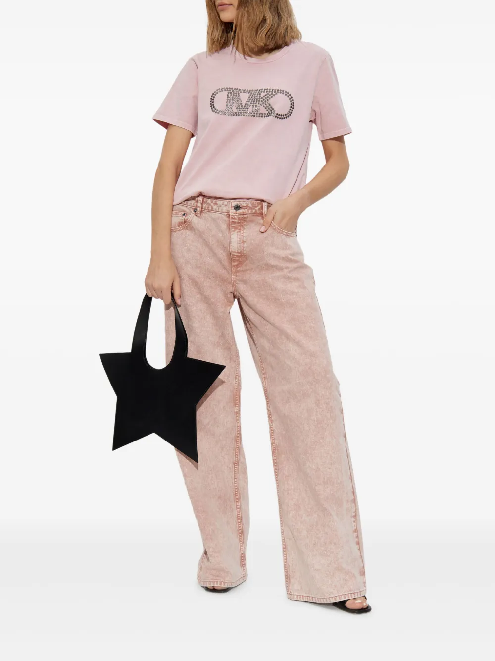 Michael Michael Kors Jeans met geverfd effect - Roze