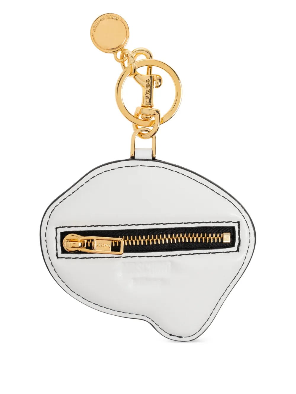 Moschino Fried Egg keychain - Wit