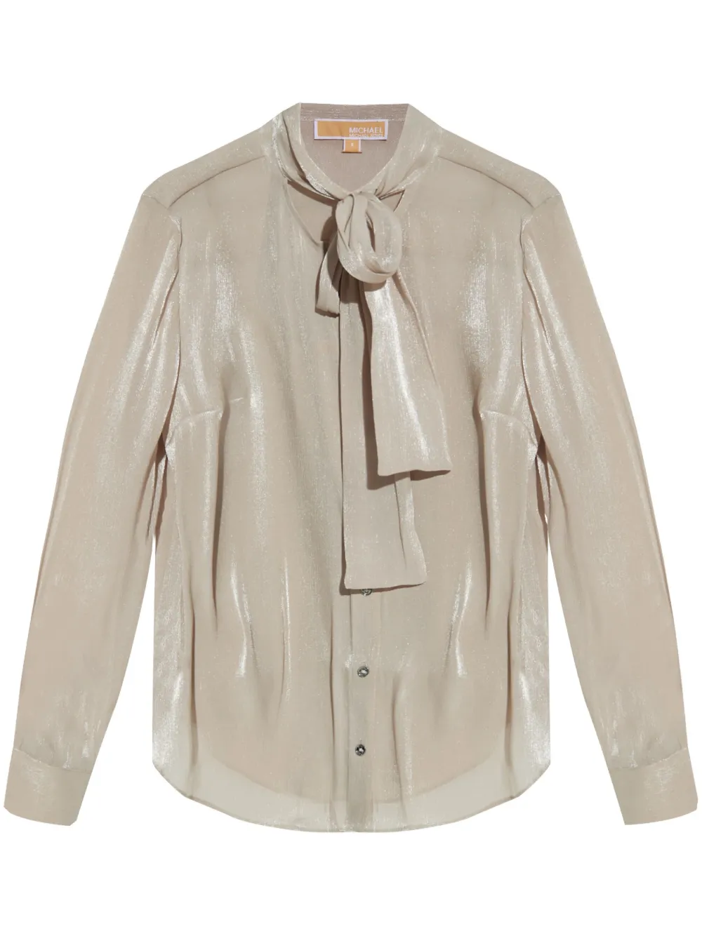 Michael Kors Blouse met halternek Goud