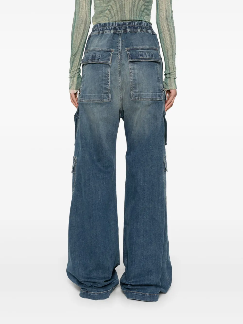 Rick Owens DRKSHDW Jumbo Belas cargo jeans Blauw