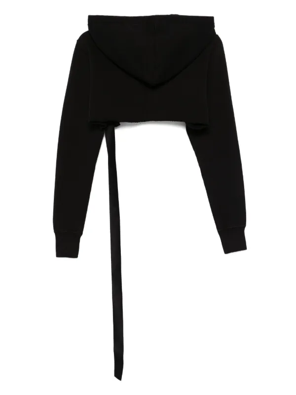 Rick Owens DRKSHDW クロップド パーカー | ブラック | FARFETCH JP
