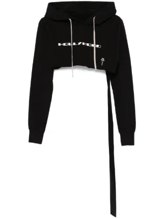 リックオウエンス クロップドパーカー 専用 Rick Owens DRKSHDW クロップド パーカー | ブラック | FARFETCH JP