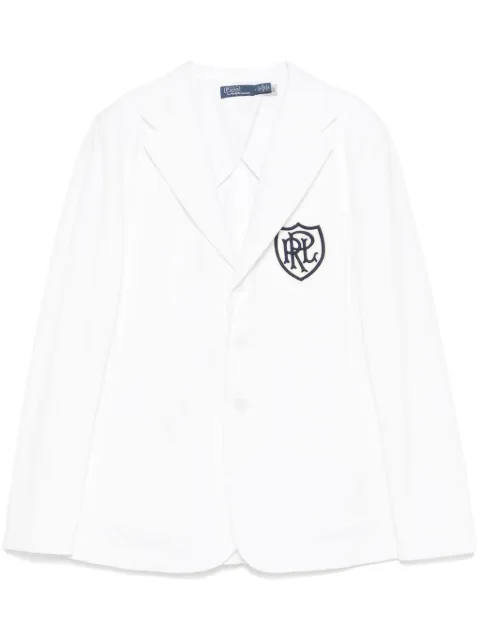 Polo Ralph Lauren logo-patch blazer