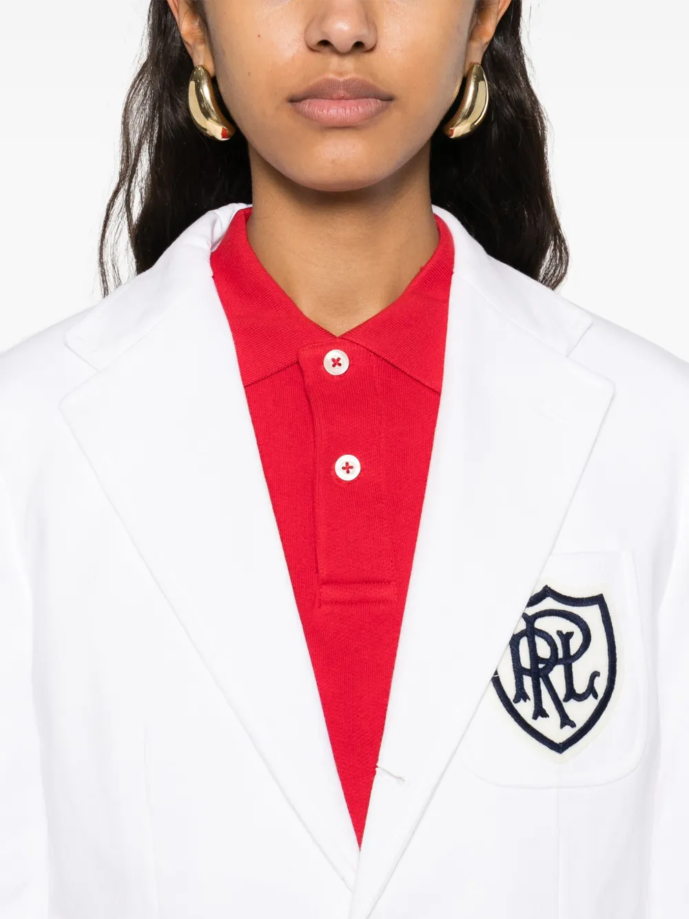 Polo Ralph Lauren Blazer met logopatch Wit