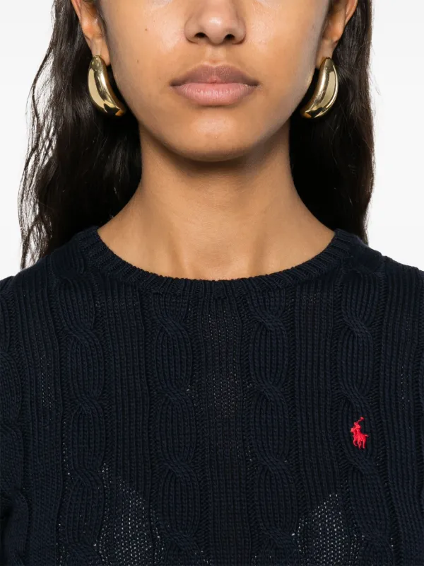 Polo Ralph Lauren ケーブルニット セーター | ブルー | FARFETCH JP Polo Ralph Lauren ケーブルニット セーター | ブルー | FARFETCH JP