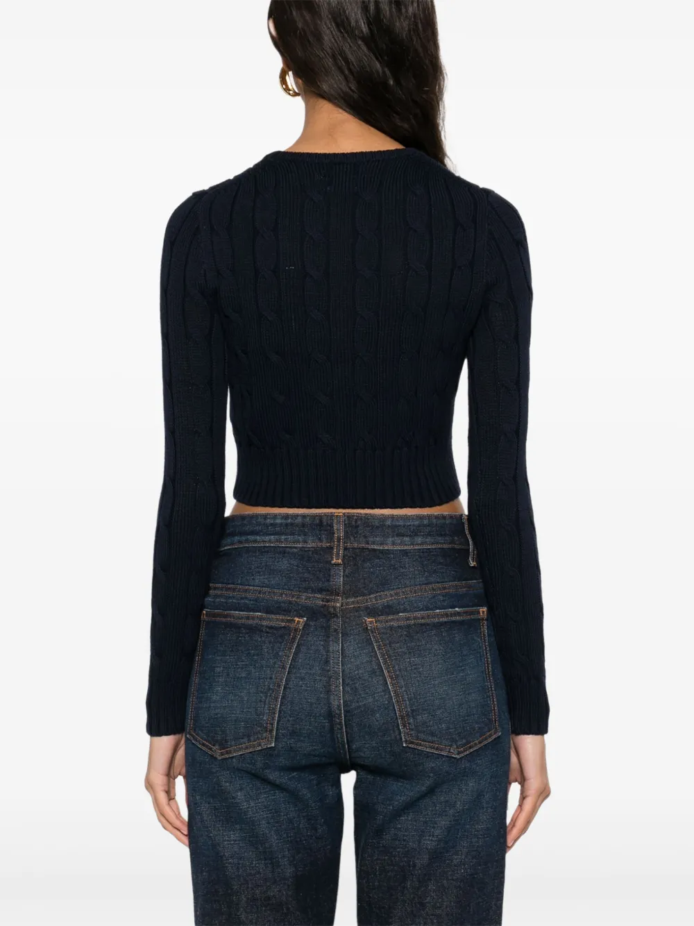 Polo Ralph Lauren Kabelgebreide trui Blauw