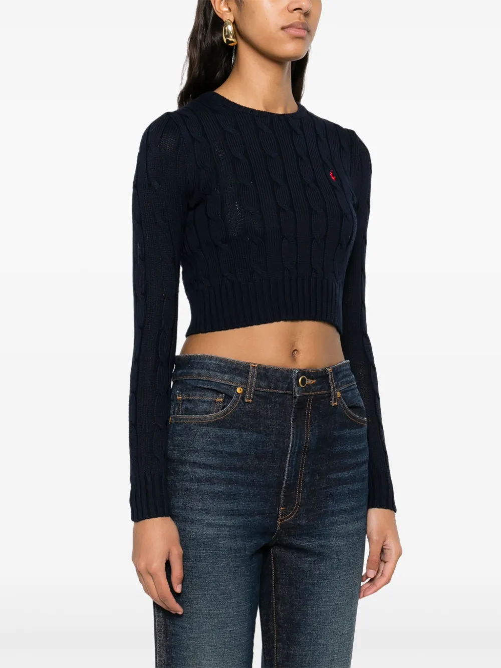 Polo Ralph Lauren Kabelgebreide trui Blauw