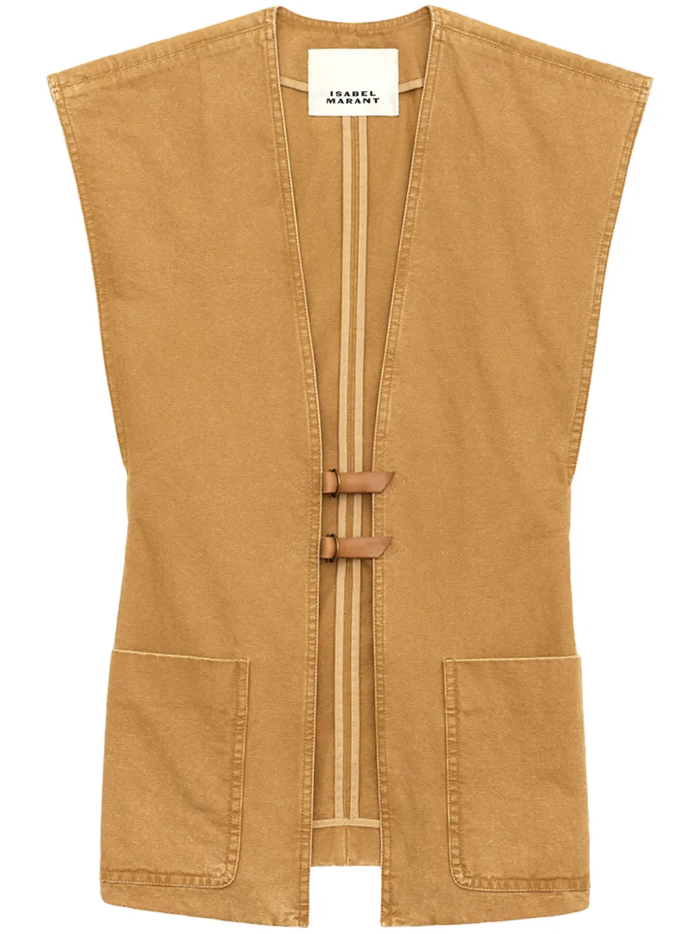 ISABEL MARANT Falila gilet Bruin