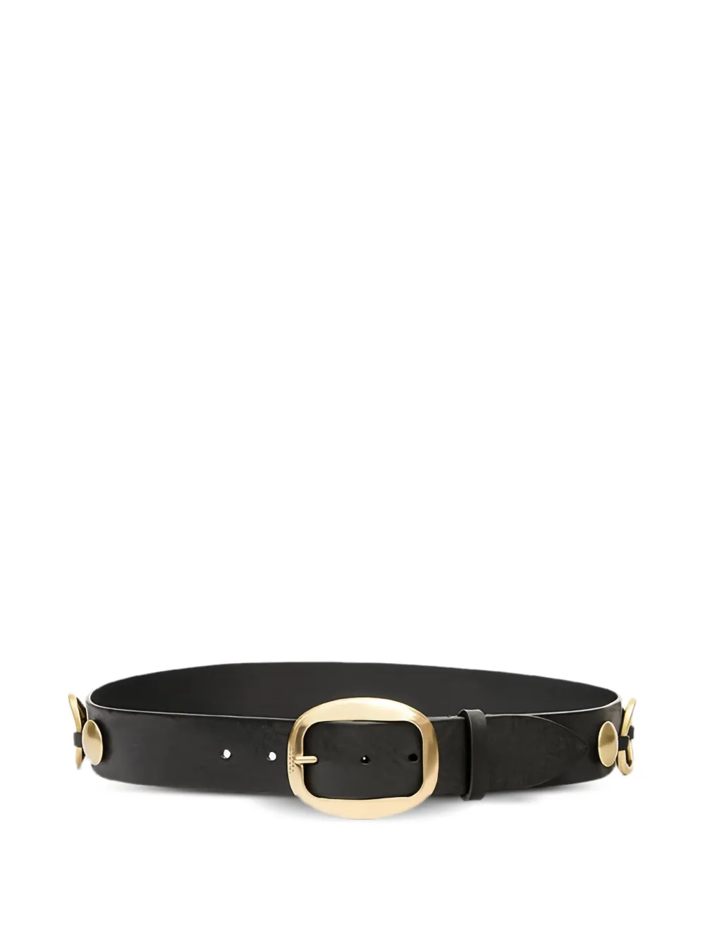 ISABEL MARANT Dara studded leather belt | Black | Image 1
