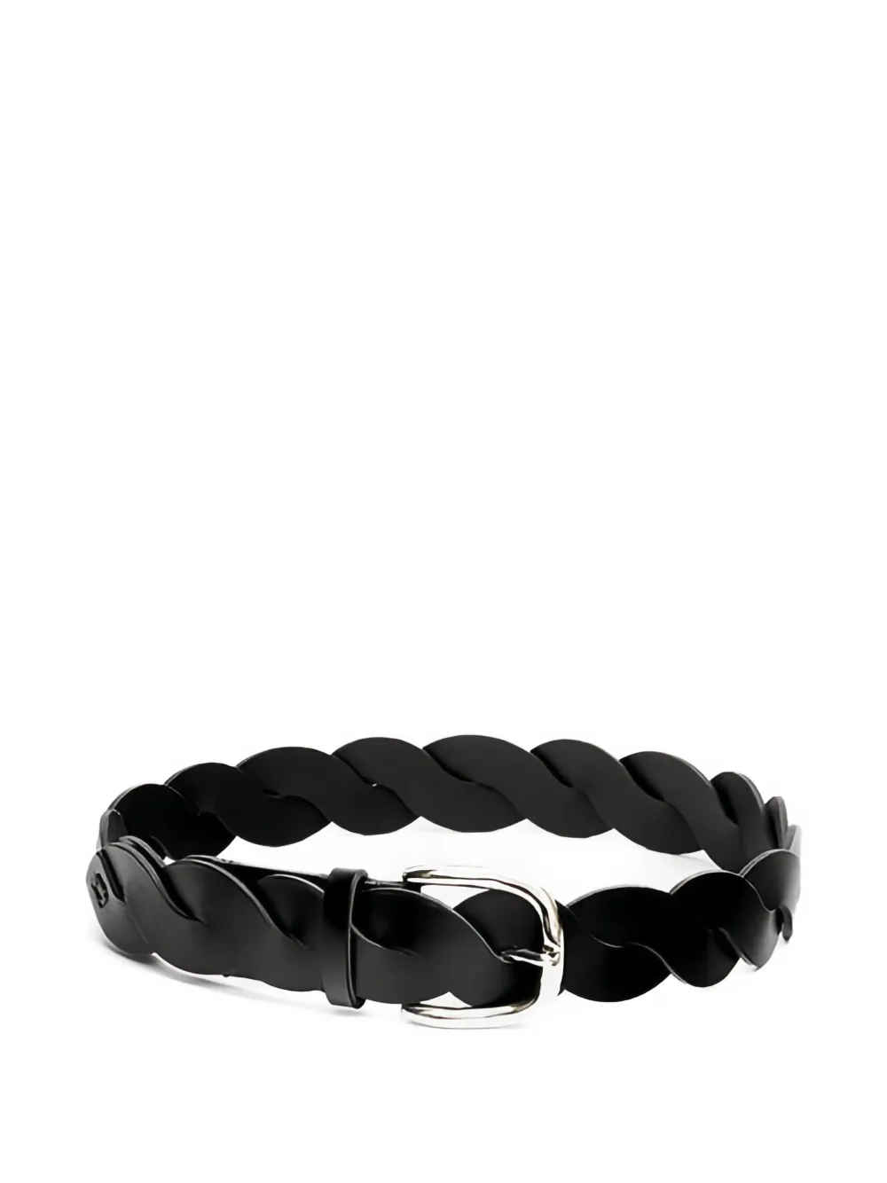 ISABEL MARANT Zigza braided-leather belt | Black | Image 1