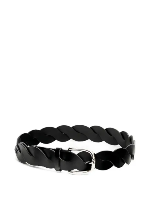 ISABEL MARANT Zigza braided-leather belt