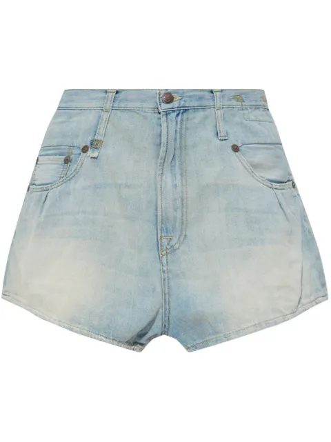 R13 shorts de mezclilla