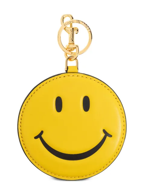 Moschino llavero con logo en relieve
