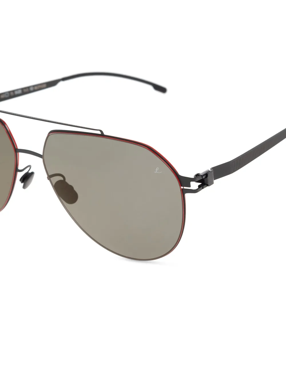 Mykita pilot-frame sunglasses - Zwart