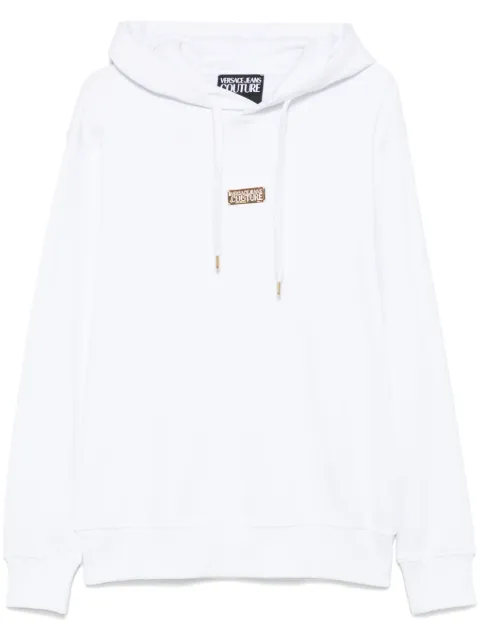 Versace Jeans Couture logo-plaque hoodie