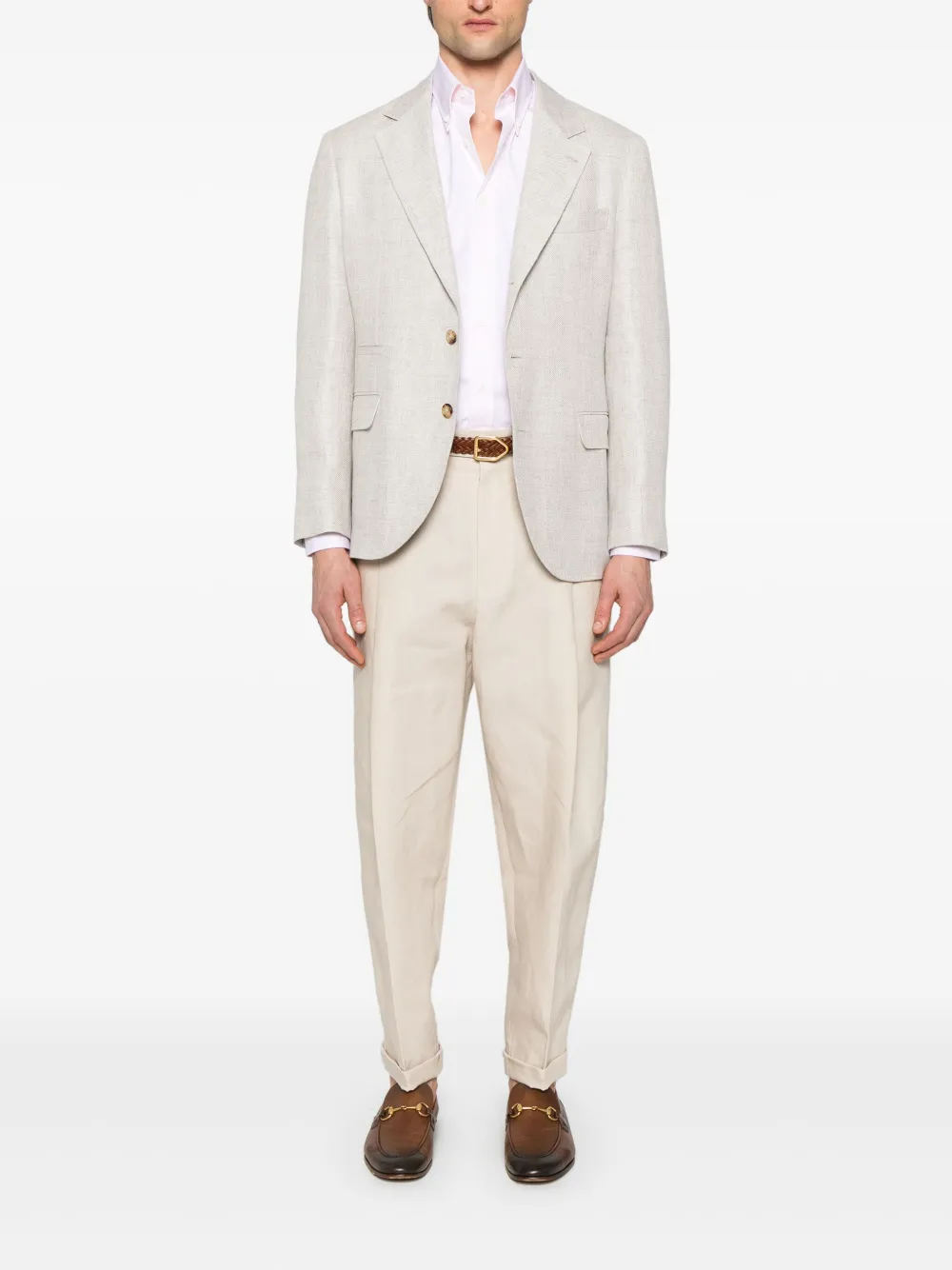 Brunello Cucinelli Katoenen overhemd - Roze