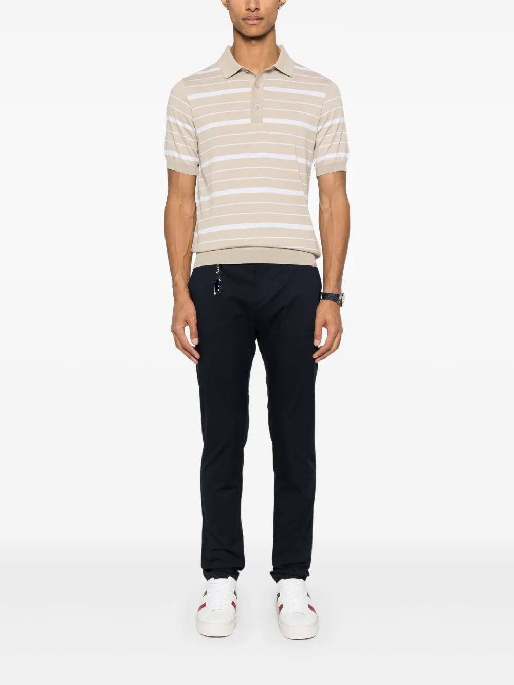 Paul & Shark striped polo shirt - Beige