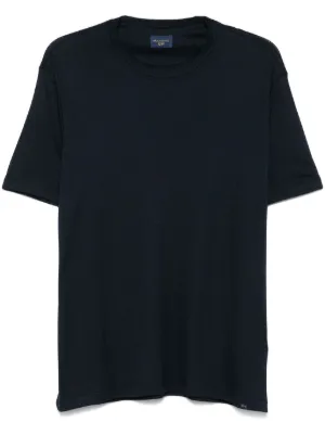Paul & Shark Reflective Shark-print Cotton T-shirt | Black | FARFETCH