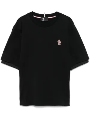 Moncler Grenoble ロゴ Tシャツ | ブラック | FARFETCH JP
