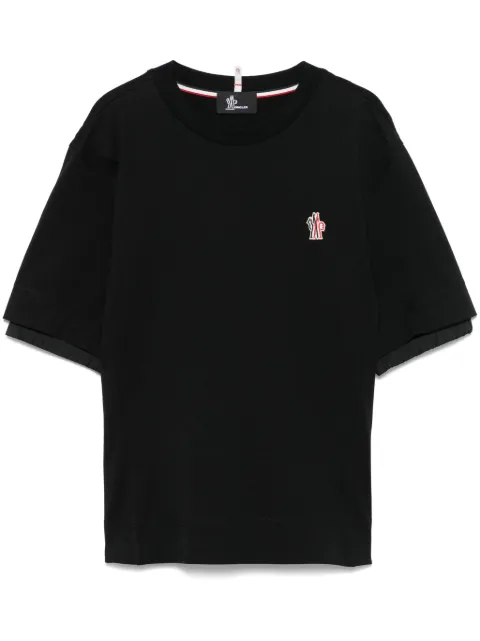 Moncler Grenoble playera con parche del logo