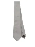 Canali interlock twill tie - Neutrals