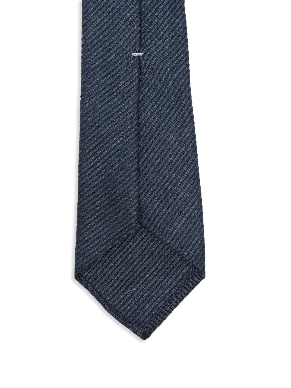 Canali Getextureerde stropdas - Blauw