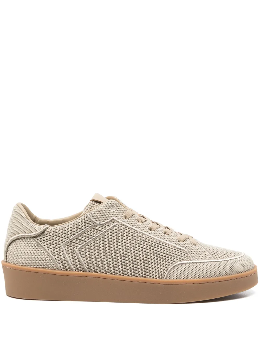 Canali Mesh sneakers Beige