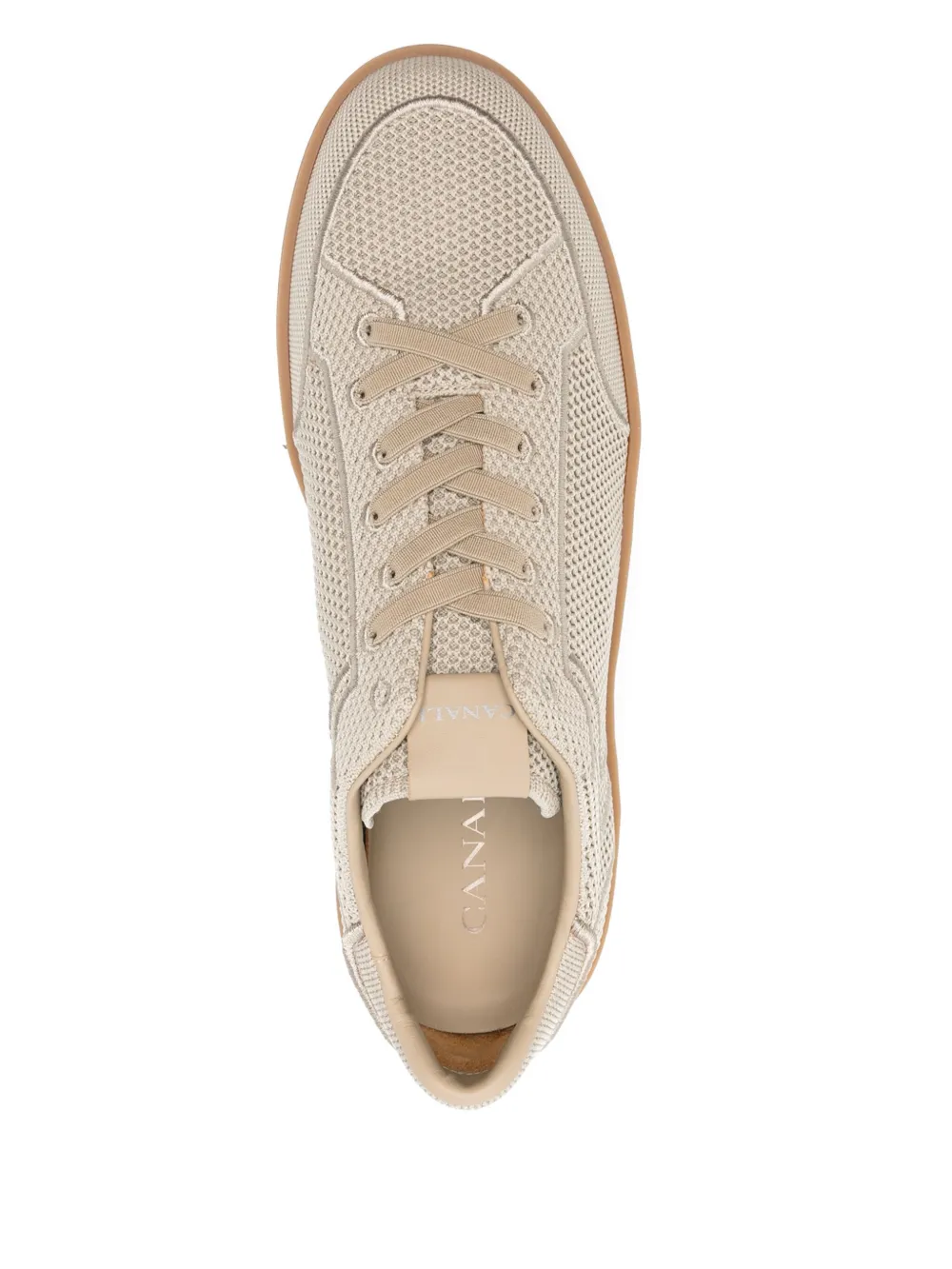 Canali Mesh sneakers Beige