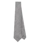 Canali jacquard tie - Black