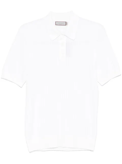 Canali knitted polo shirt