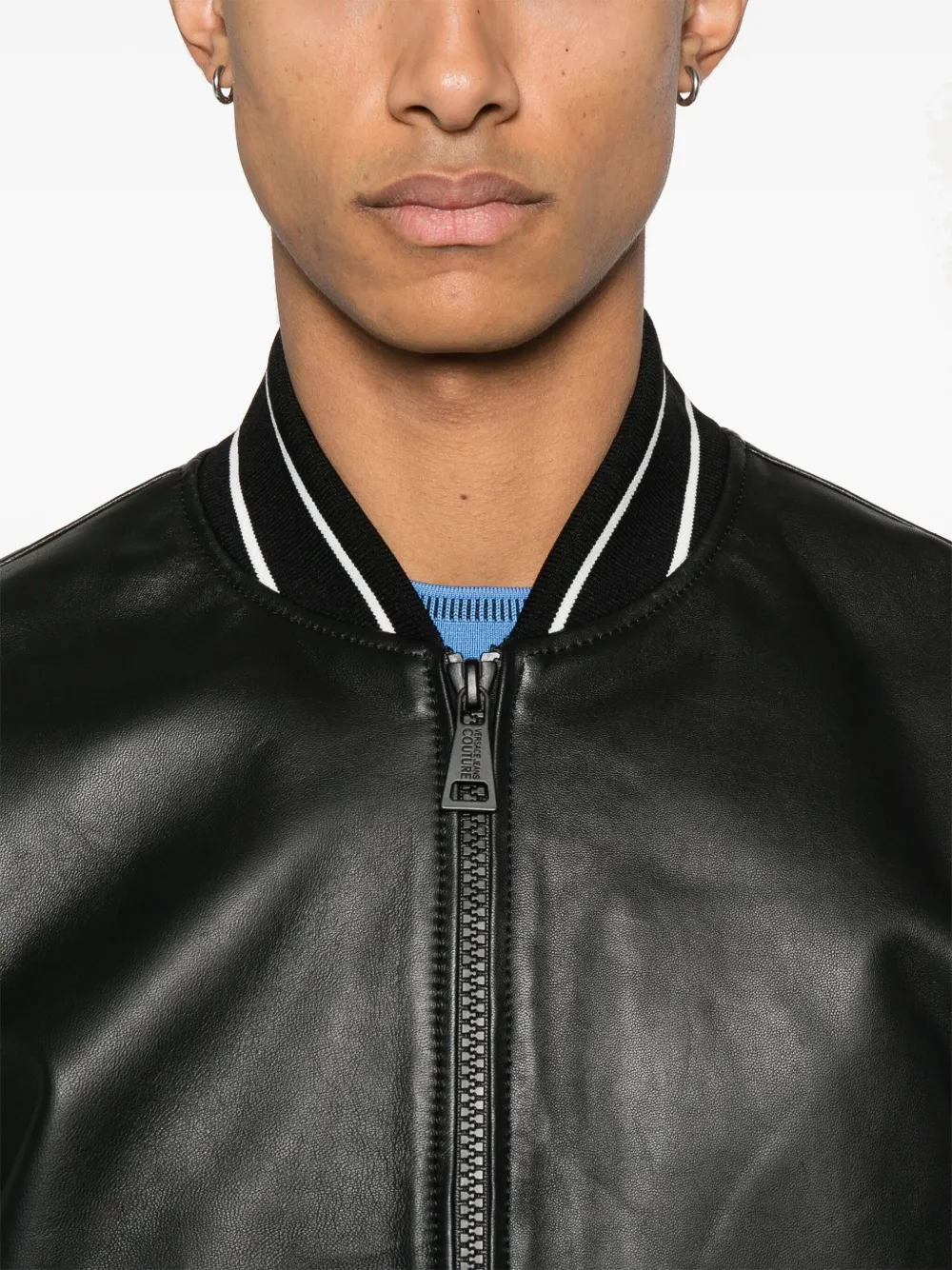 Versace Jeans Couture Giacca con logo jacquard | Image 5