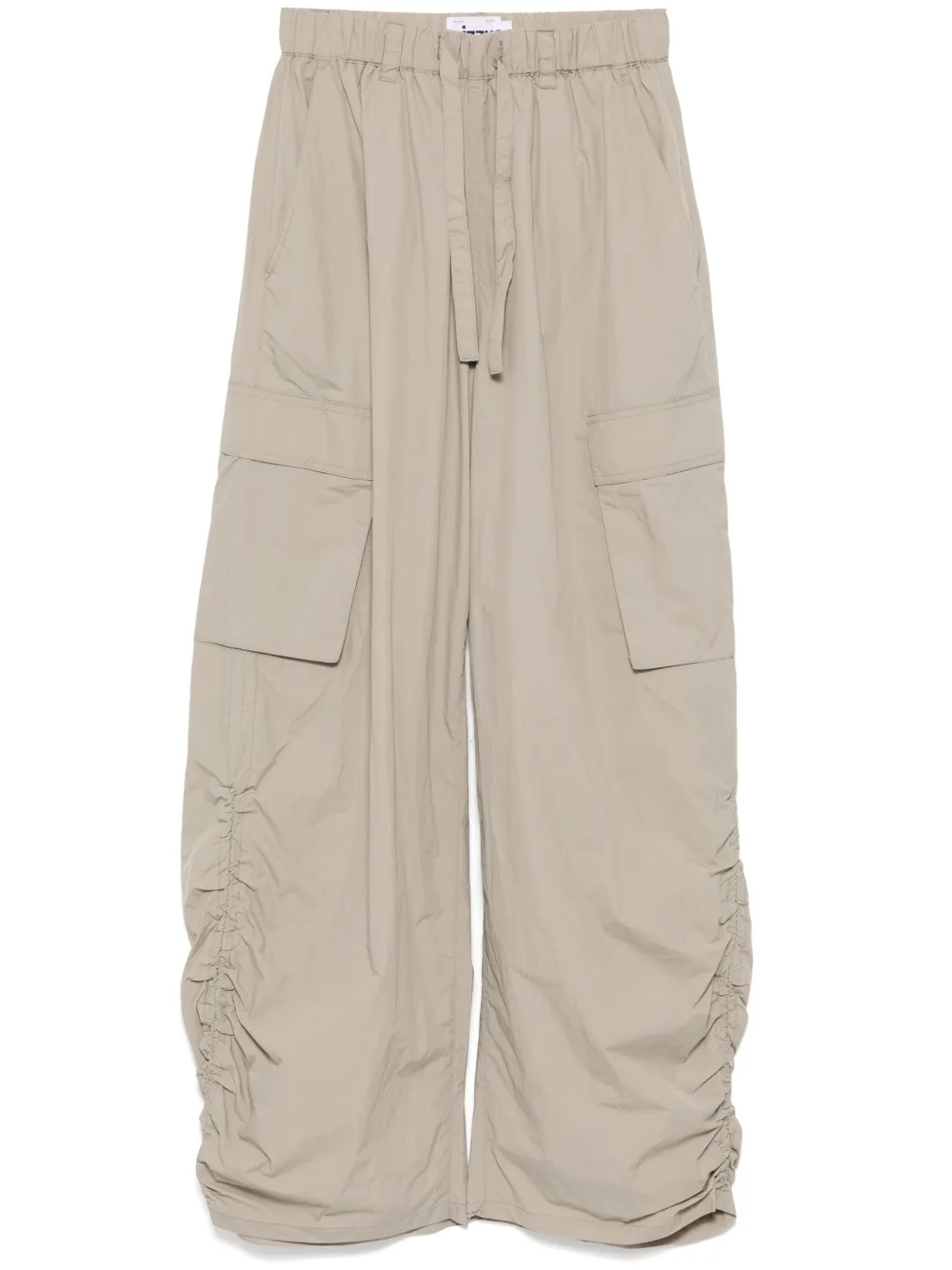 drawstring cargo trousers