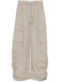izzue drawstring cargo trousers - Neutrals